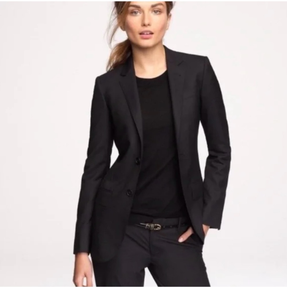 J.Crew Women’s Ludlow jacket Fabric made in Italy Super 120’s wool - Picture 6 of 7